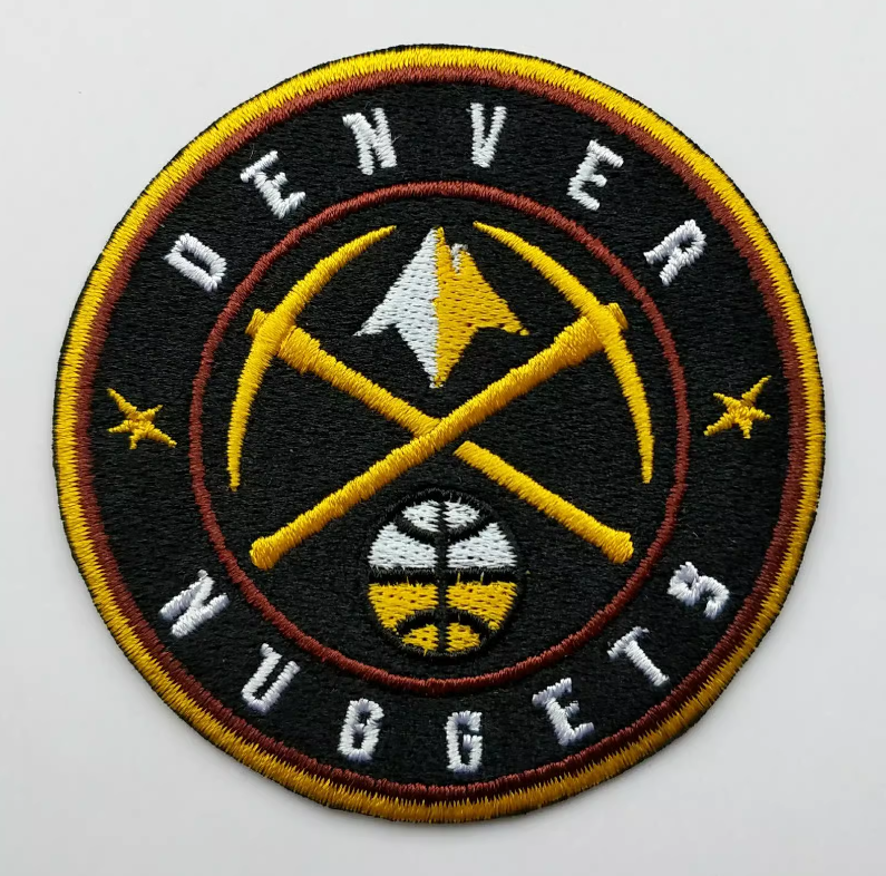 Denver Nuggets Logo Iron on Patch 7.5cm